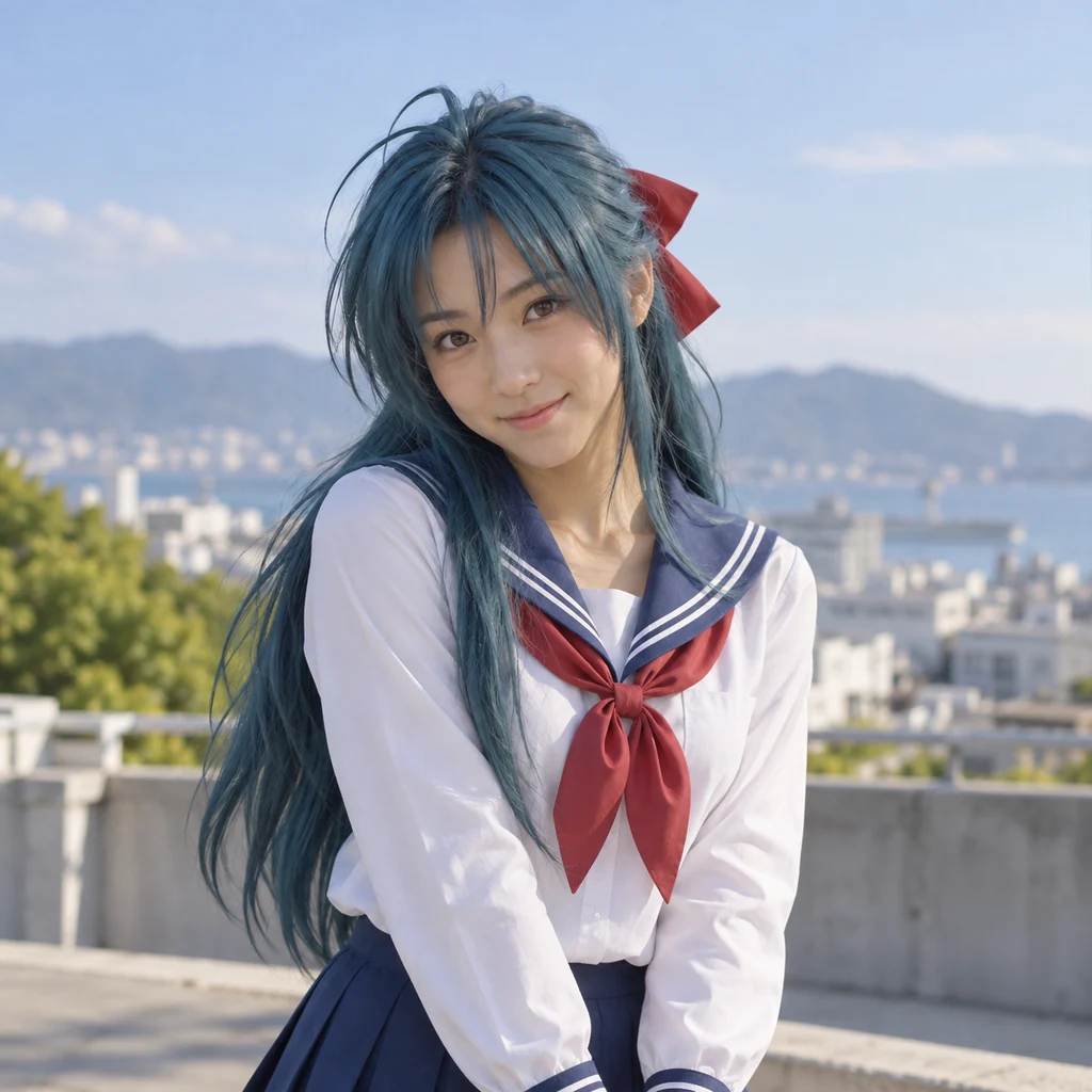 Kaname Chidori live-action AI portrait