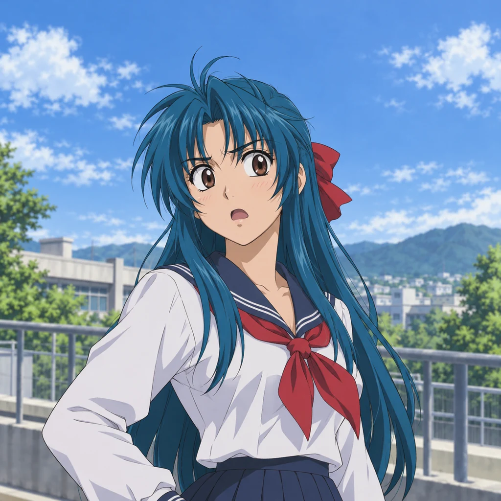 Kaname Chidori AI 辅助角色插画
