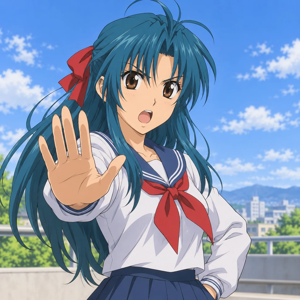 Kaname Chidori AI 辅助角色插画