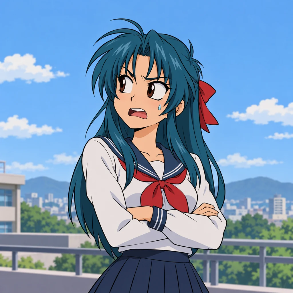 Kaname Chidori AI 辅助角色插画