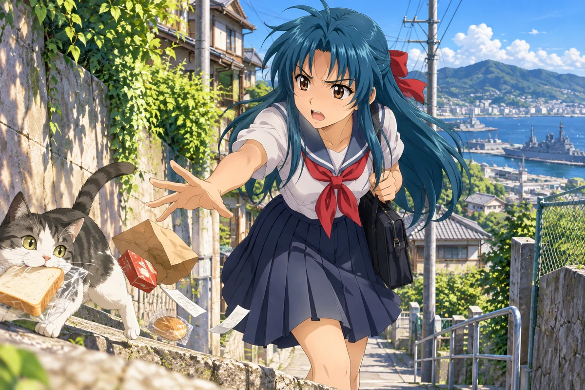 Kaname Chidori AI 插画