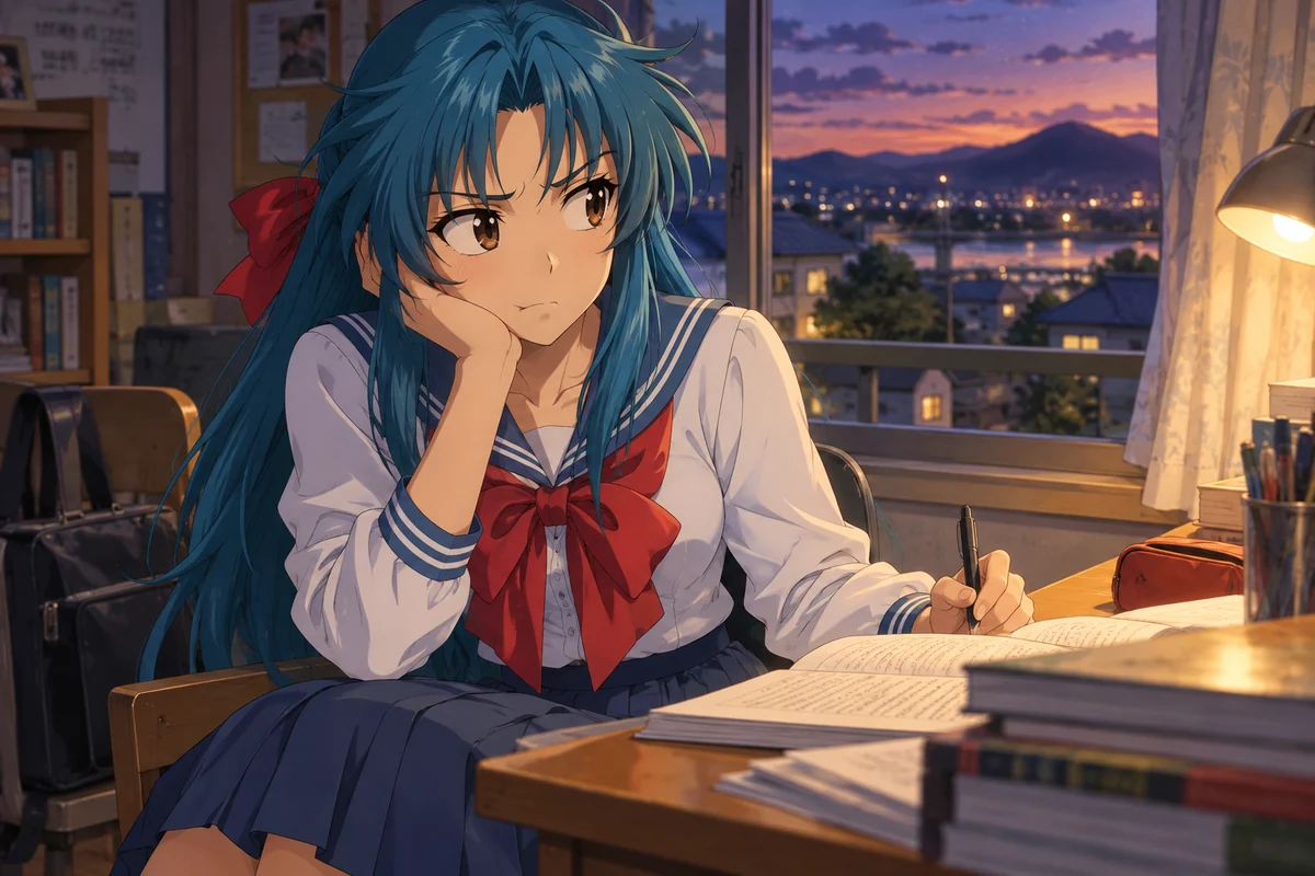 Kaname Chidori AI 插画