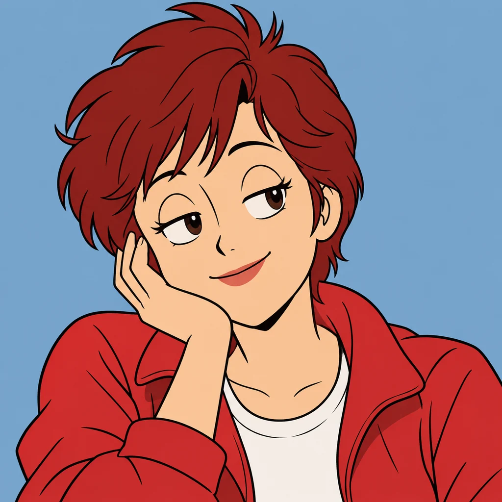 槇村香 AI 辅助角色插画