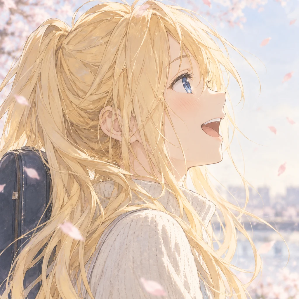 Kaori Miyazono AI 辅助角色插画