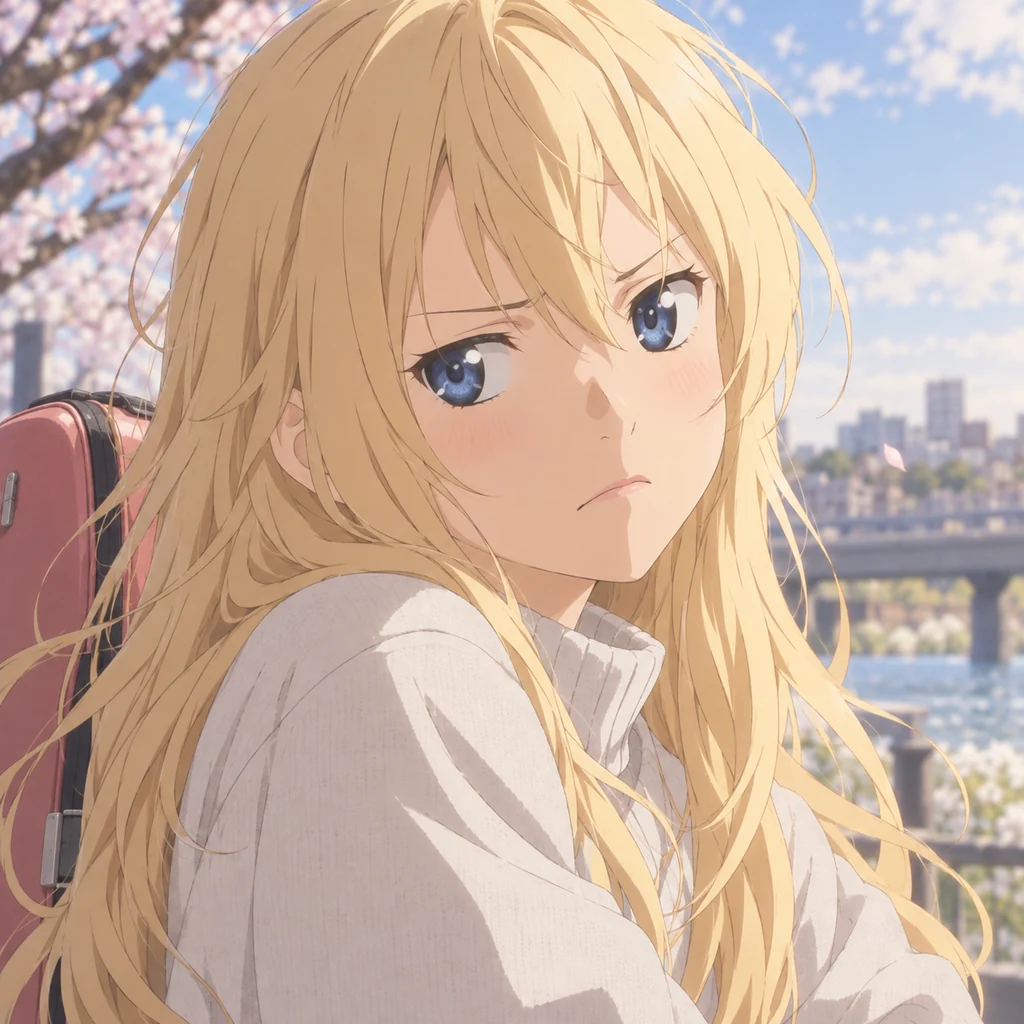 Kaori Miyazono AI 辅助角色插画