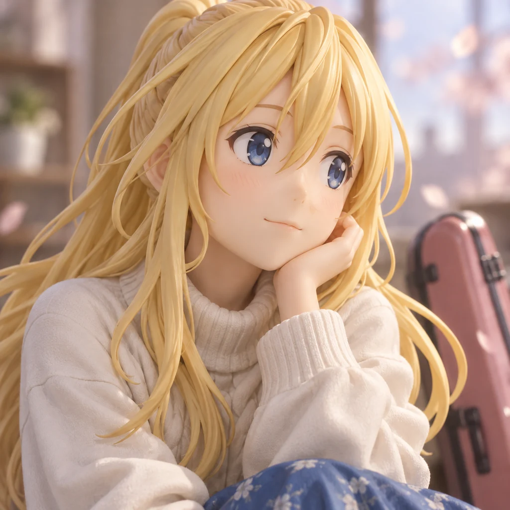 Kaori Miyazono AI 辅助角色插画