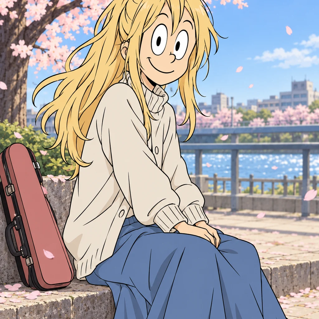 Kaori Miyazono AI 辅助角色插画