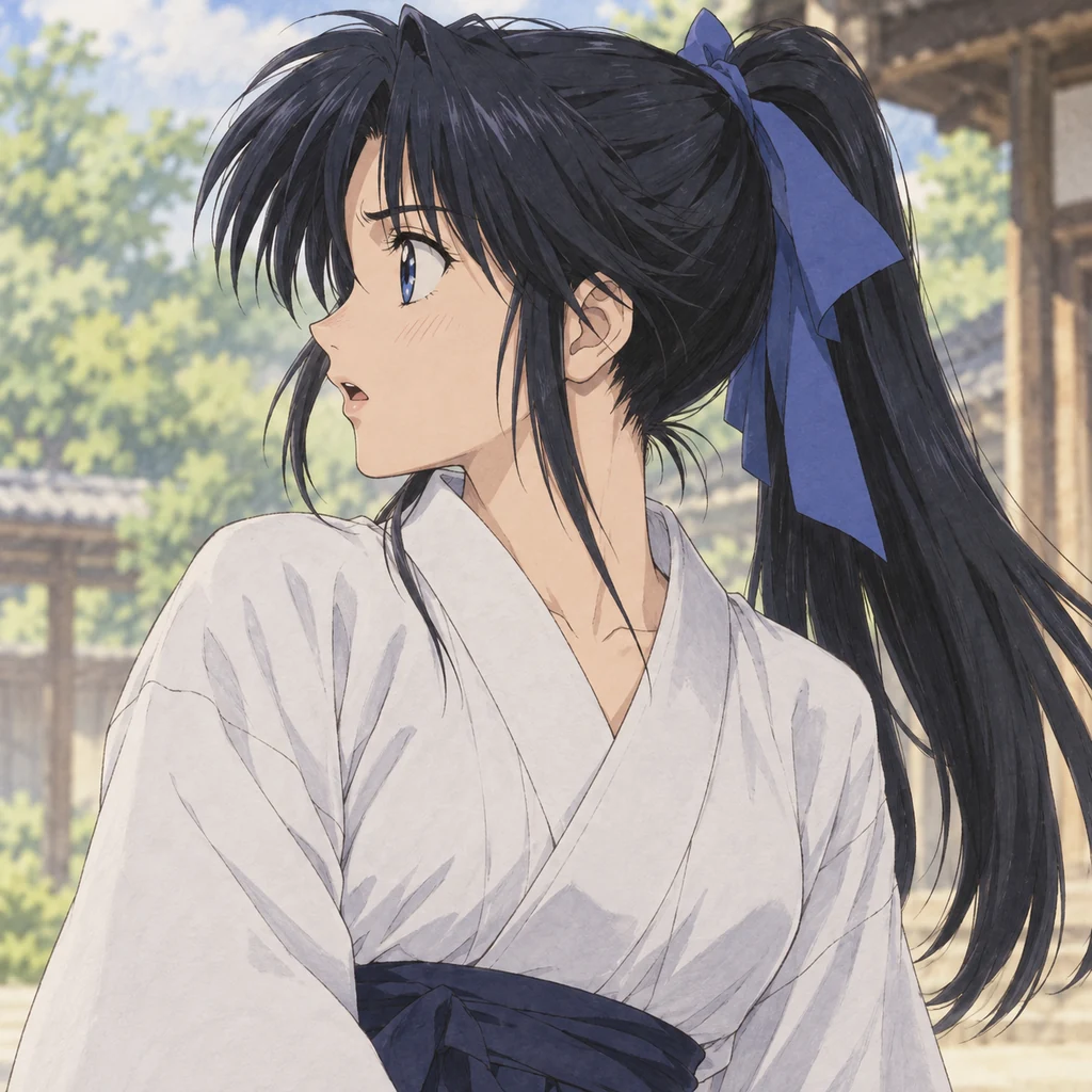 Kaoru Kamiya AI 辅助角色插画