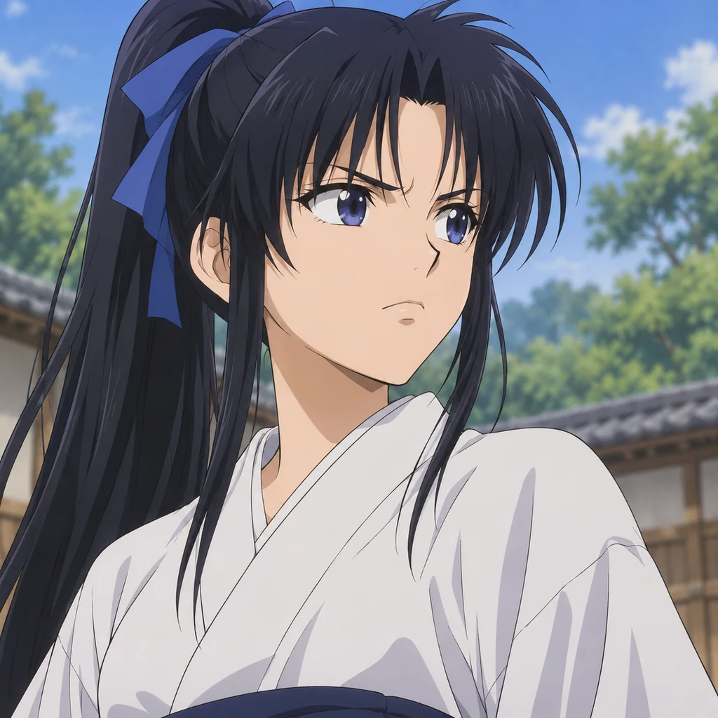 Kaoru Kamiya AI 辅助角色插画