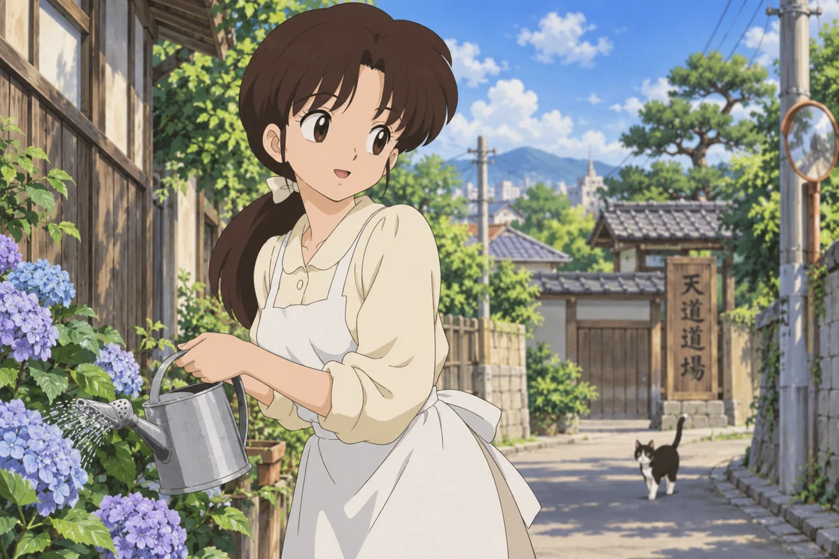 Kasumi Tendo AI 插画