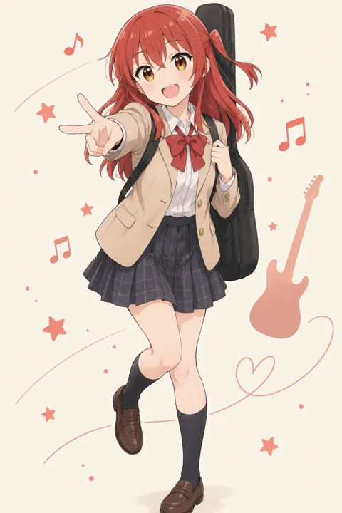 Ikuyo Kita角色示意插画