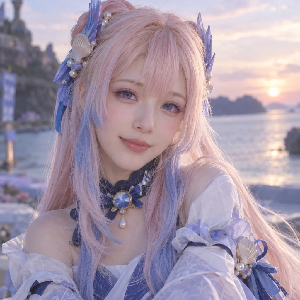 珊瑚宫心海真人版 AI 头像