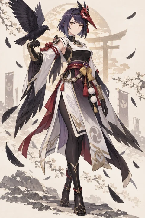Kujou Sara角色示意插画