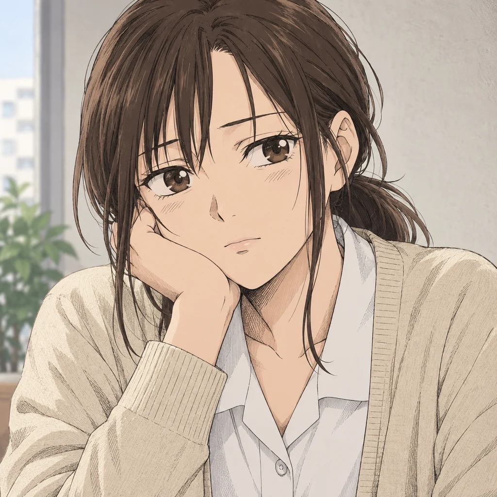 Kurumi Fukugahara AI 辅助角色插画