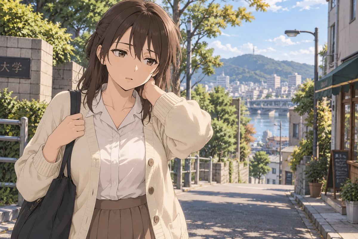 Kurumi Fukugahara AI 插画