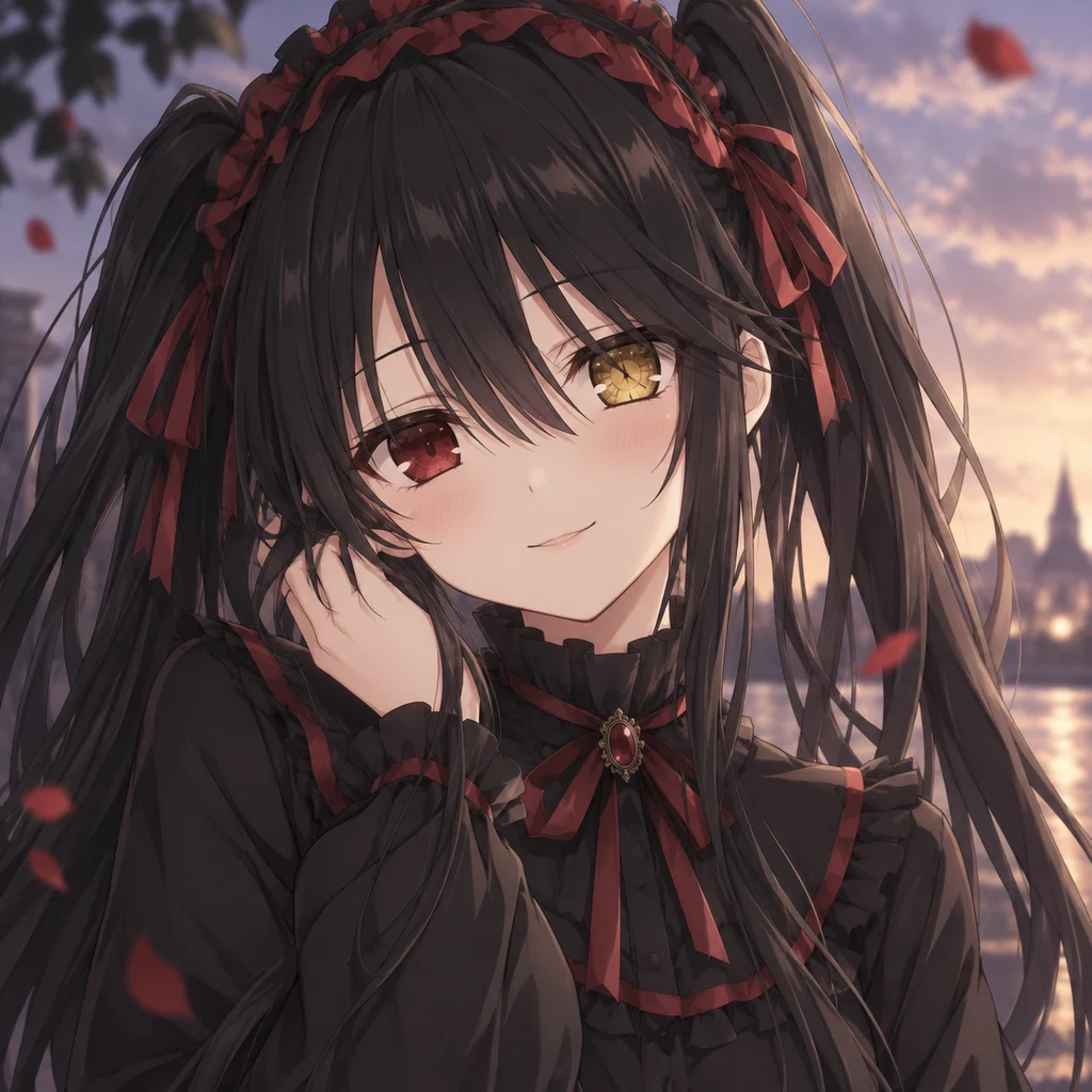 Kurumi Tokisaki AI 辅助角色插画