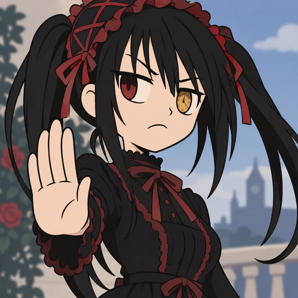 Kurumi Tokisaki AI 辅助角色插画