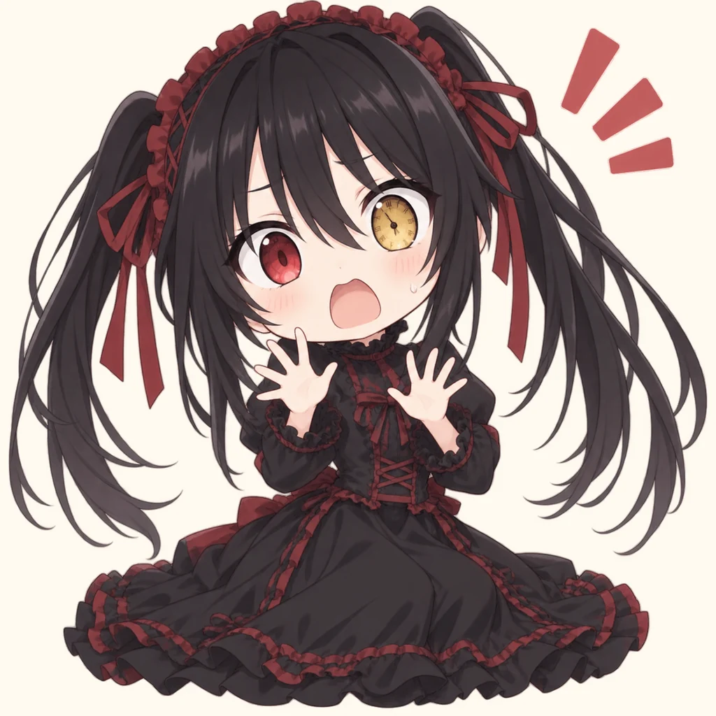 Kurumi Tokisaki 表情包 5