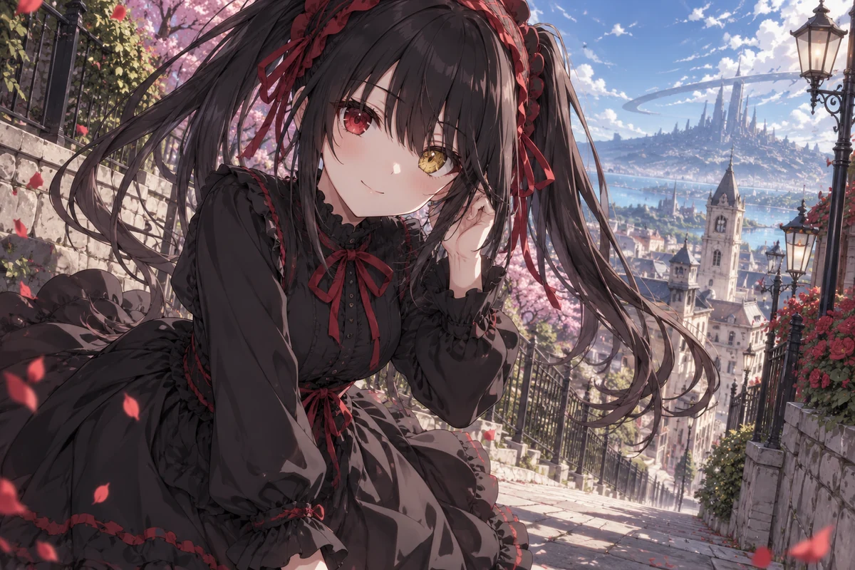 Kurumi Tokisaki AI 插画