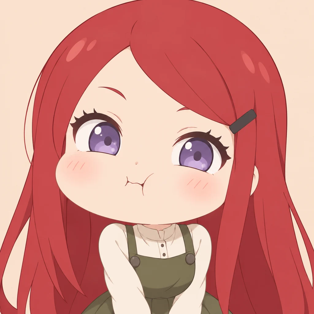 Kushina Uzumaki AI 辅助角色插画