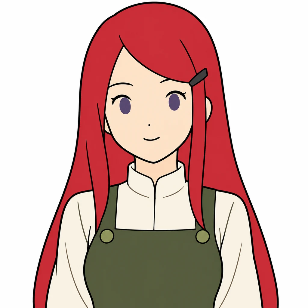 Kushina Uzumaki AI 辅助角色插画