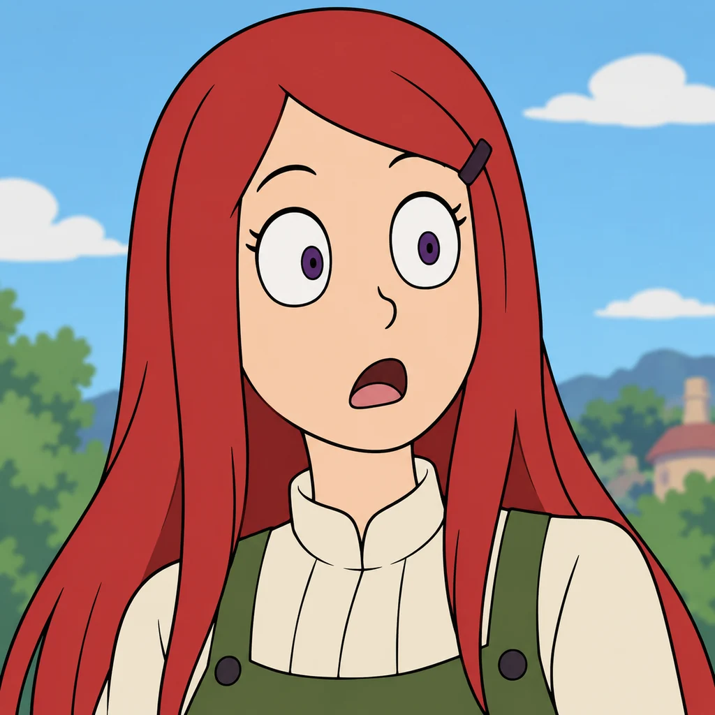Kushina Uzumaki AI 辅助角色插画