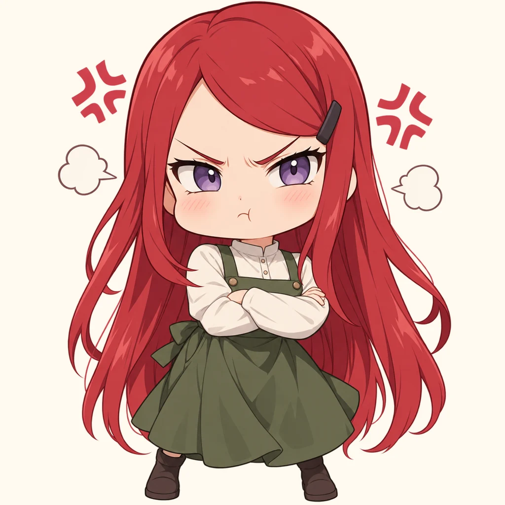 Kushina Uzumaki 表情包 2