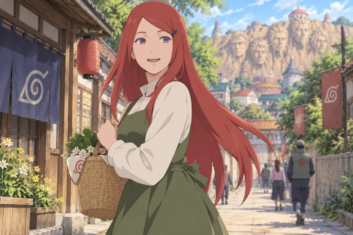 Kushina Uzumaki AI 插画