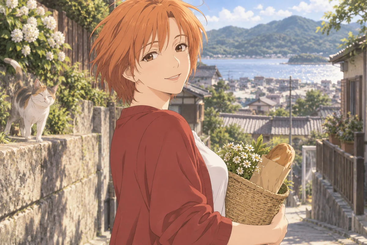 Kyoko Honda AI 插画