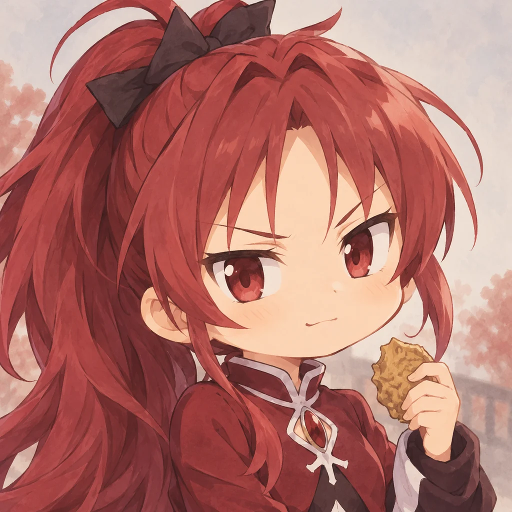 Kyoko Sakura AI 辅助角色插画