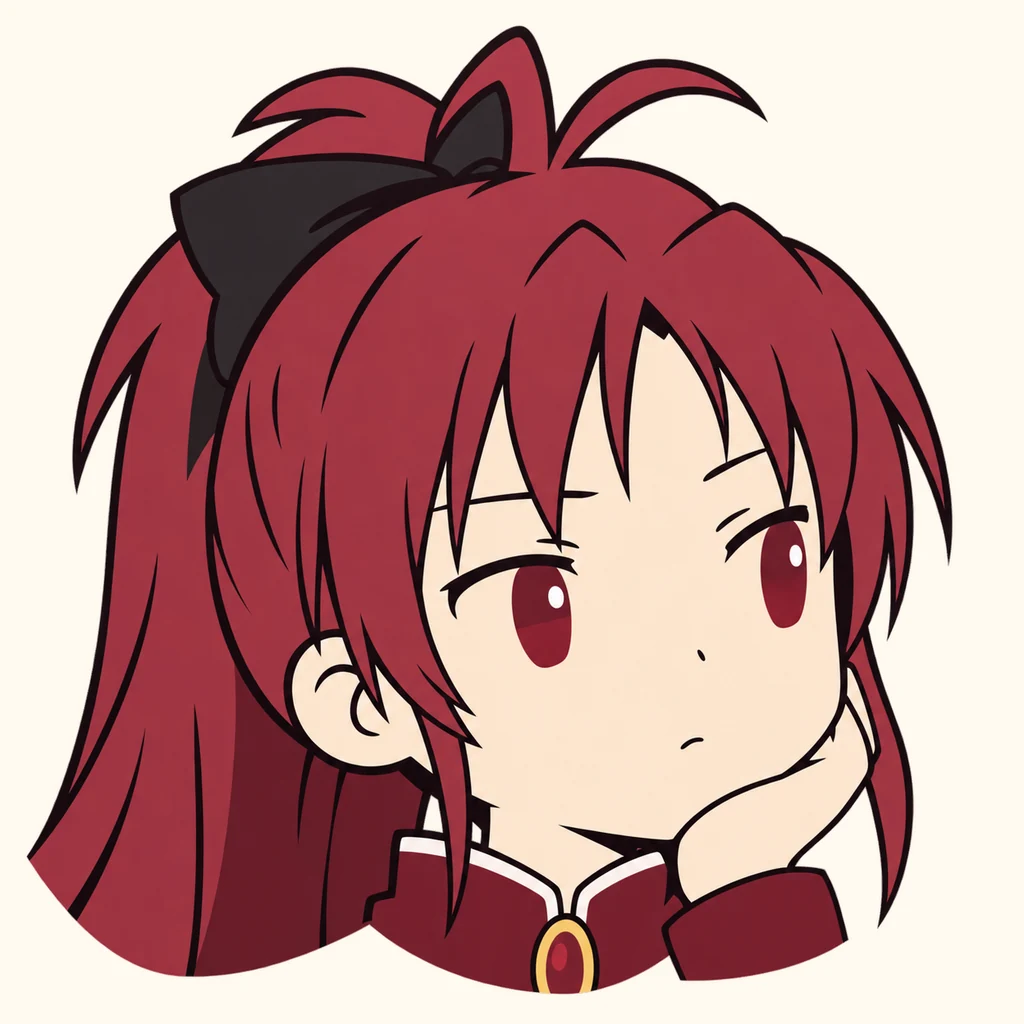 Kyoko Sakura AI 辅助角色插画