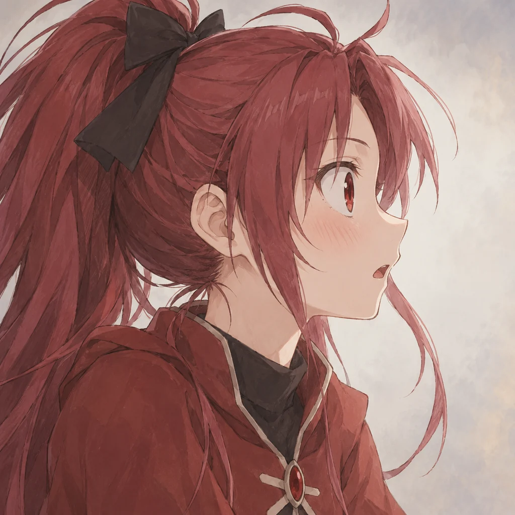 Kyoko Sakura AI 辅助角色插画
