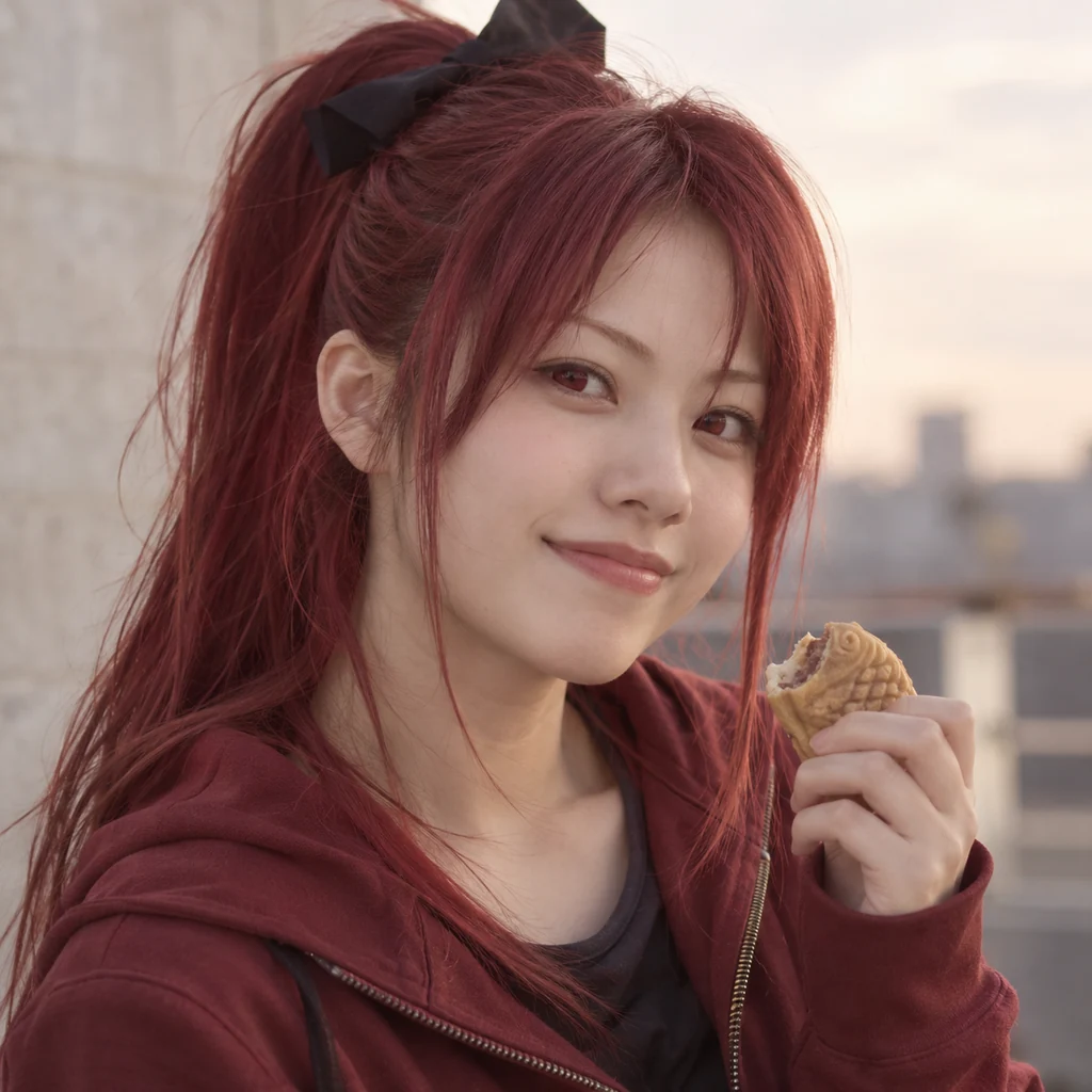 Kyoko Sakura live-action AI portrait