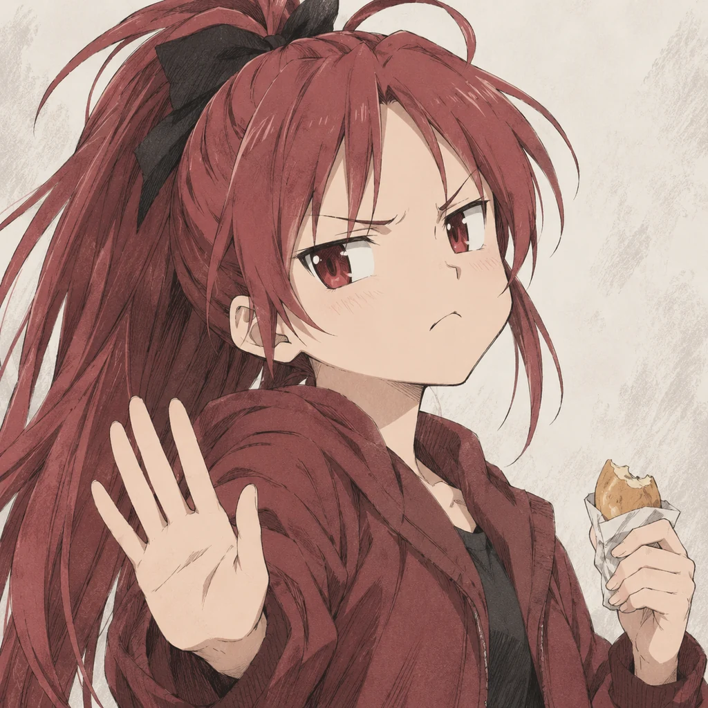 Kyoko Sakura AI 辅助角色插画