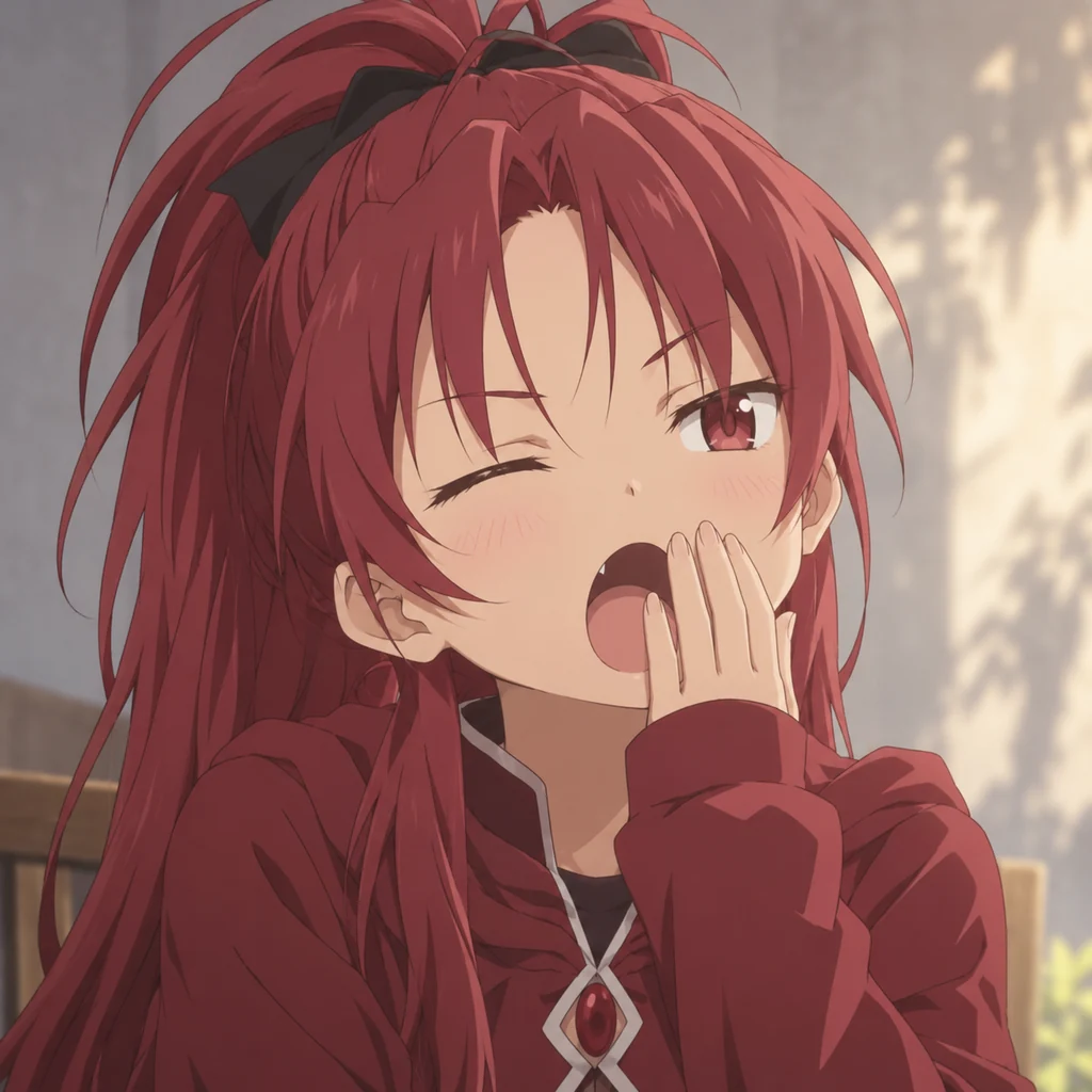 Kyoko Sakura AI 辅助角色插画