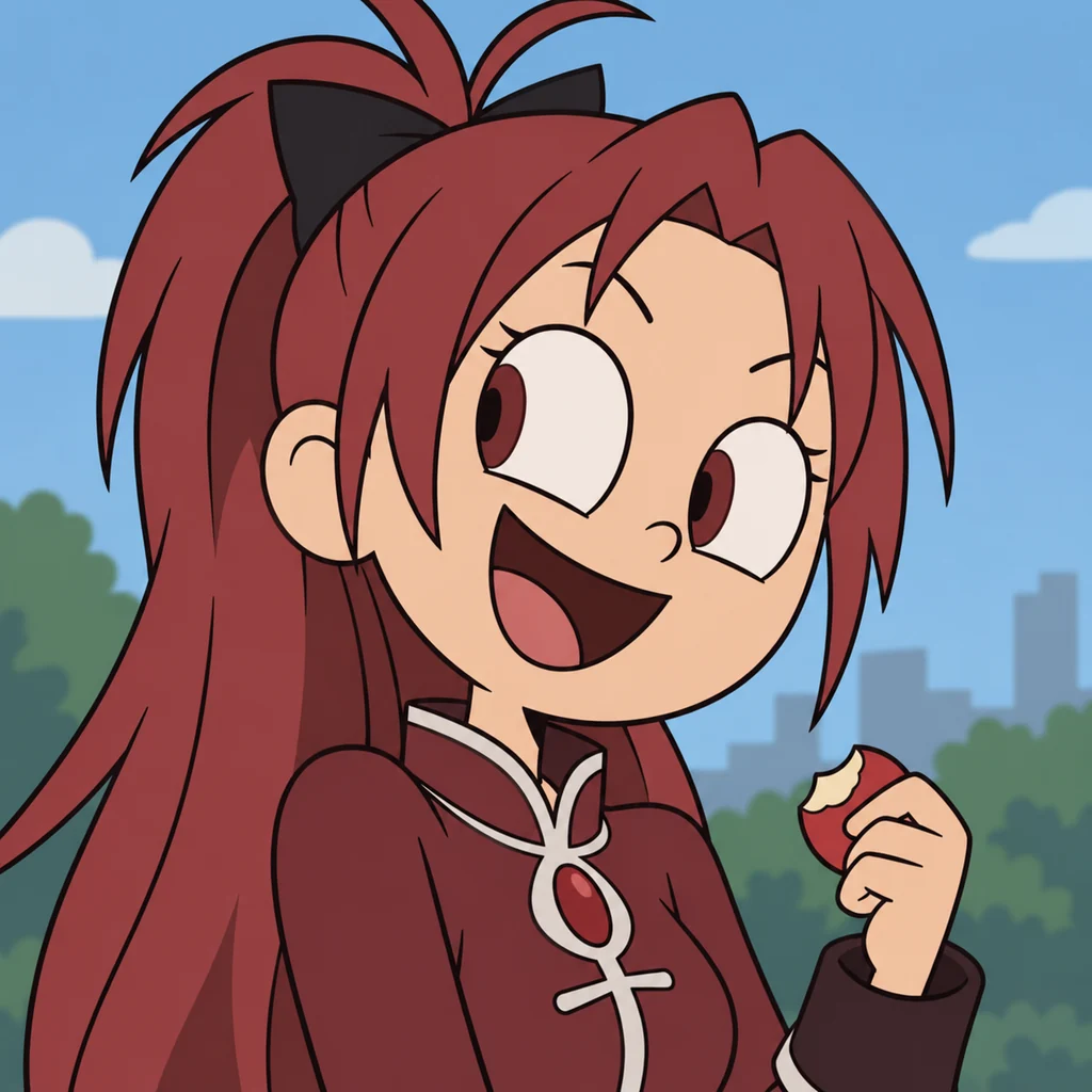 Kyoko Sakura AI 辅助角色插画