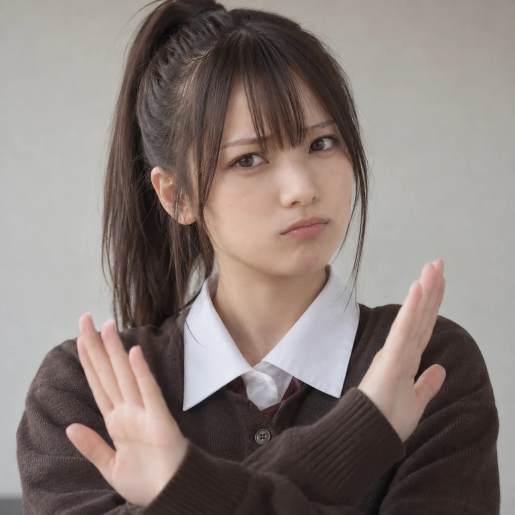 Kyou Nekozaki live-action AI portrait