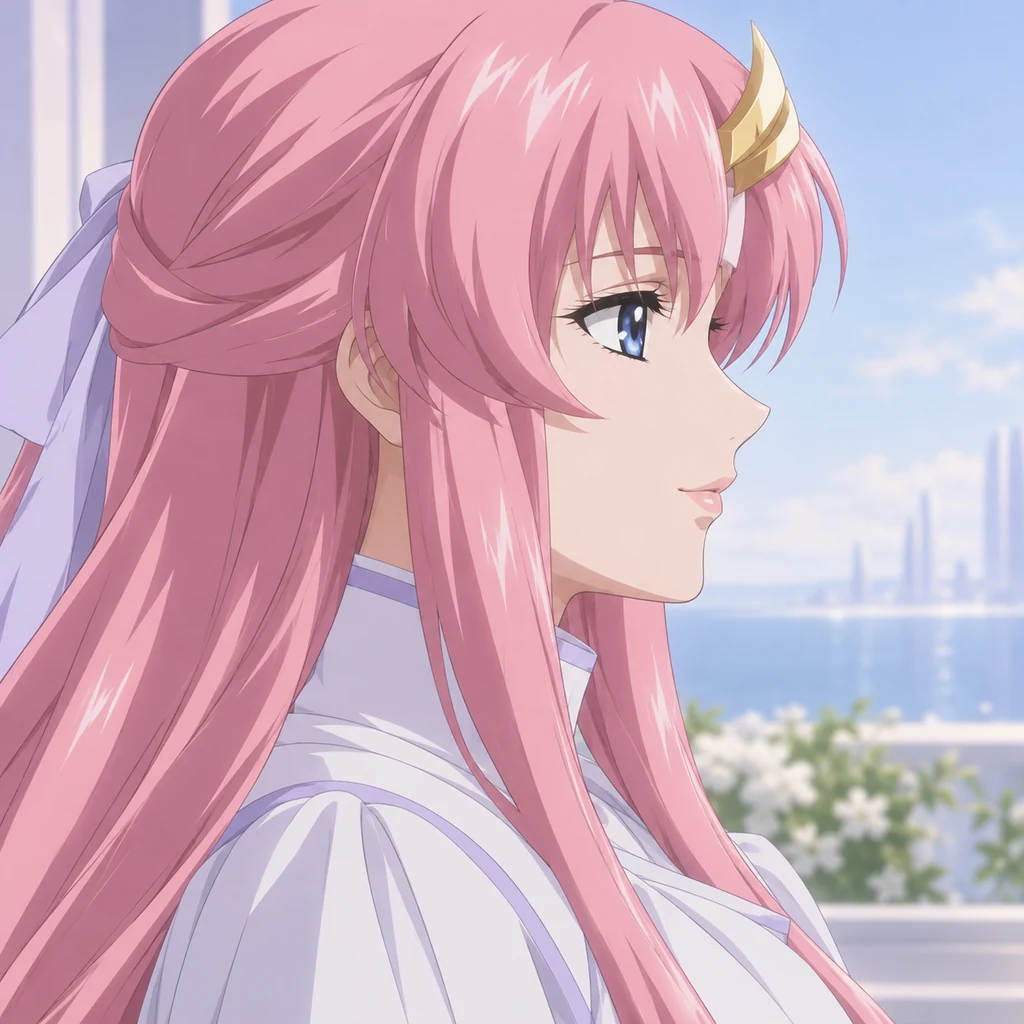 Lacus Clyne AI 辅助角色插画