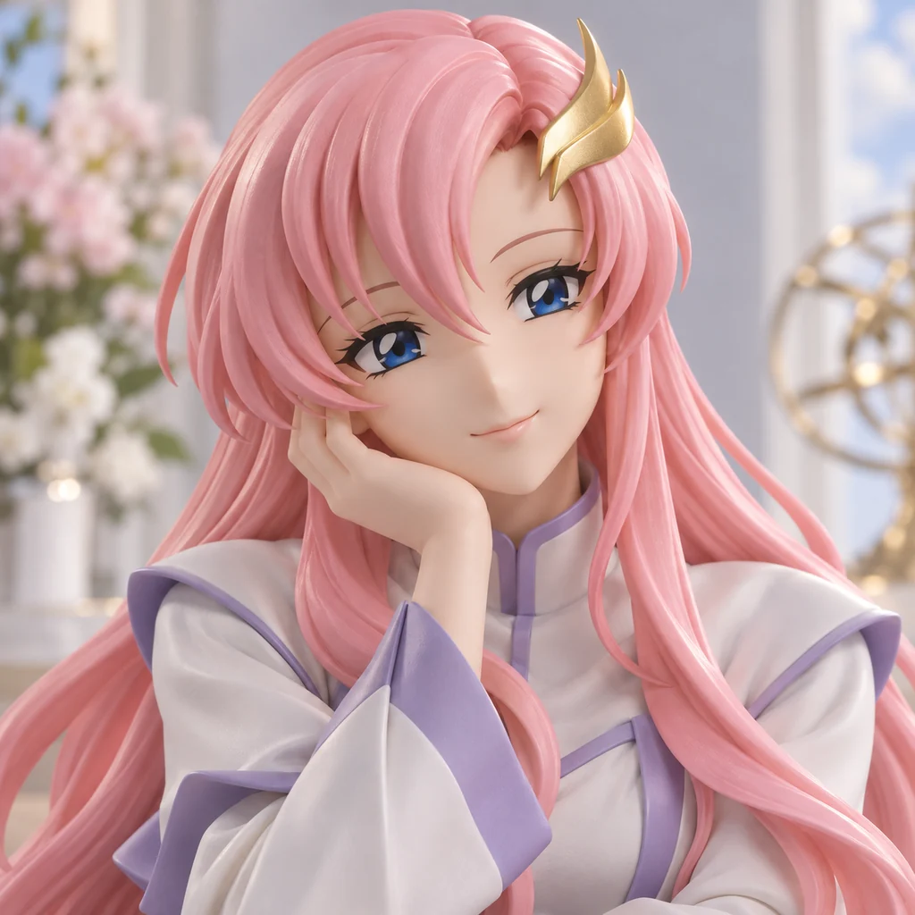 Lacus Clyne AI 辅助角色插画
