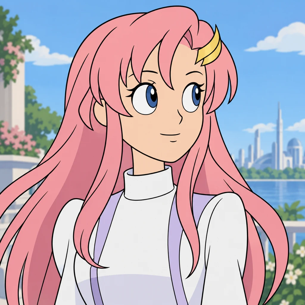 Lacus Clyne AI 辅助角色插画