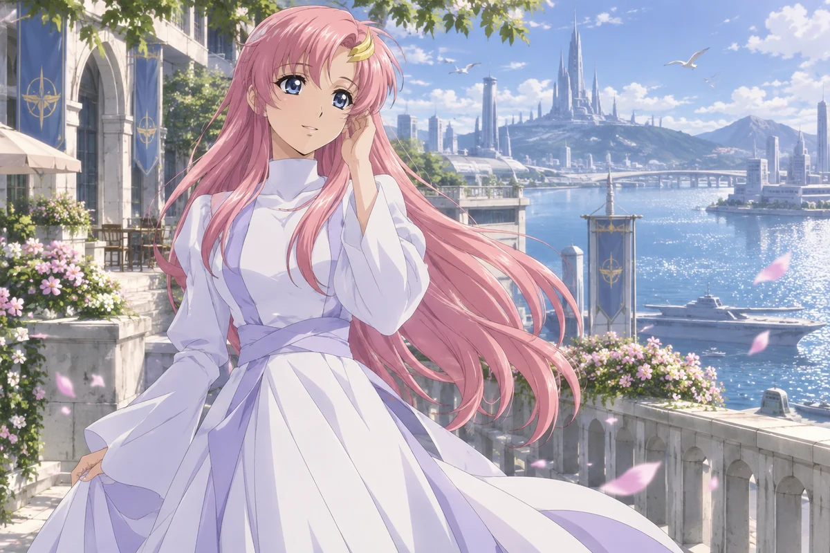 Lacus Clyne AI 插画
