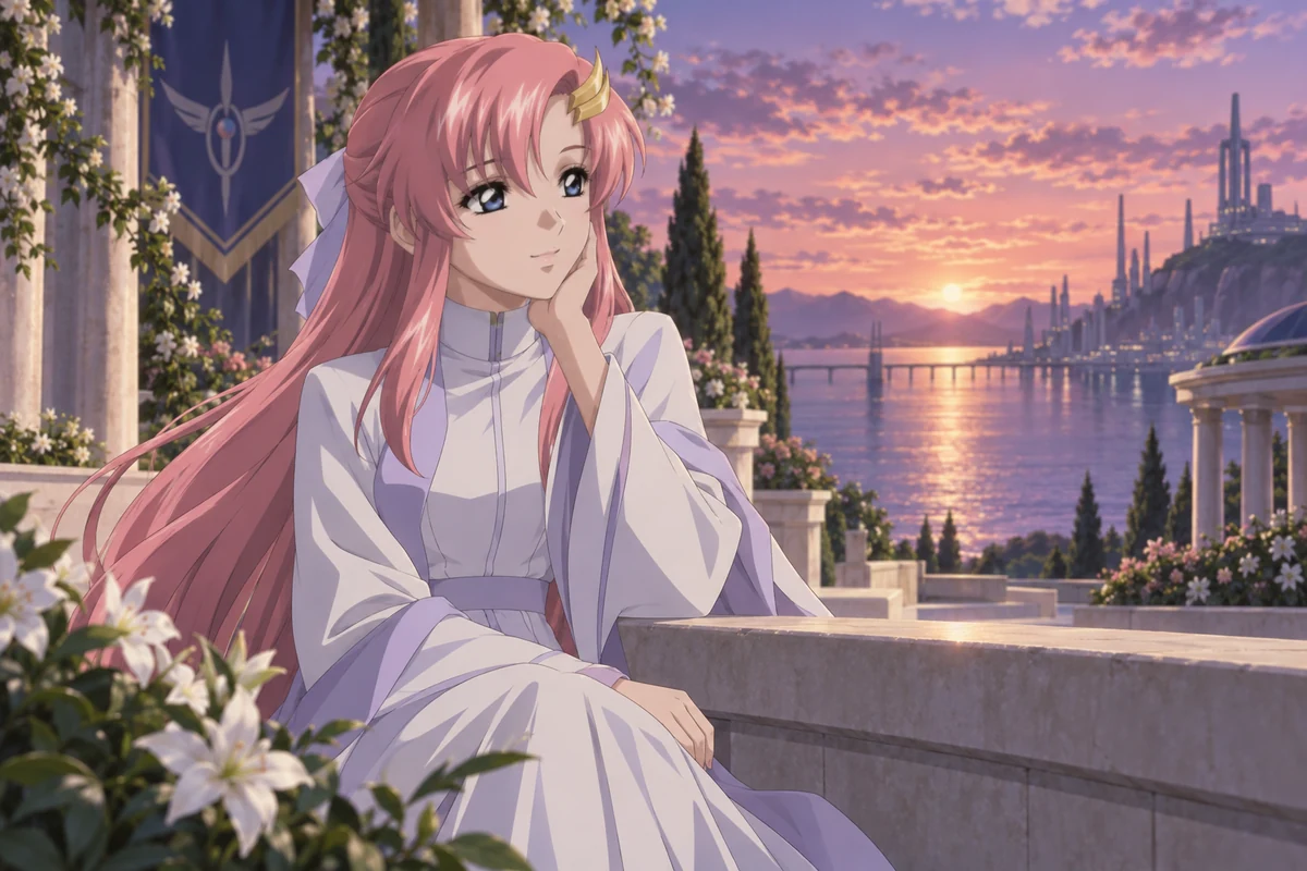 Lacus Clyne AI 插画