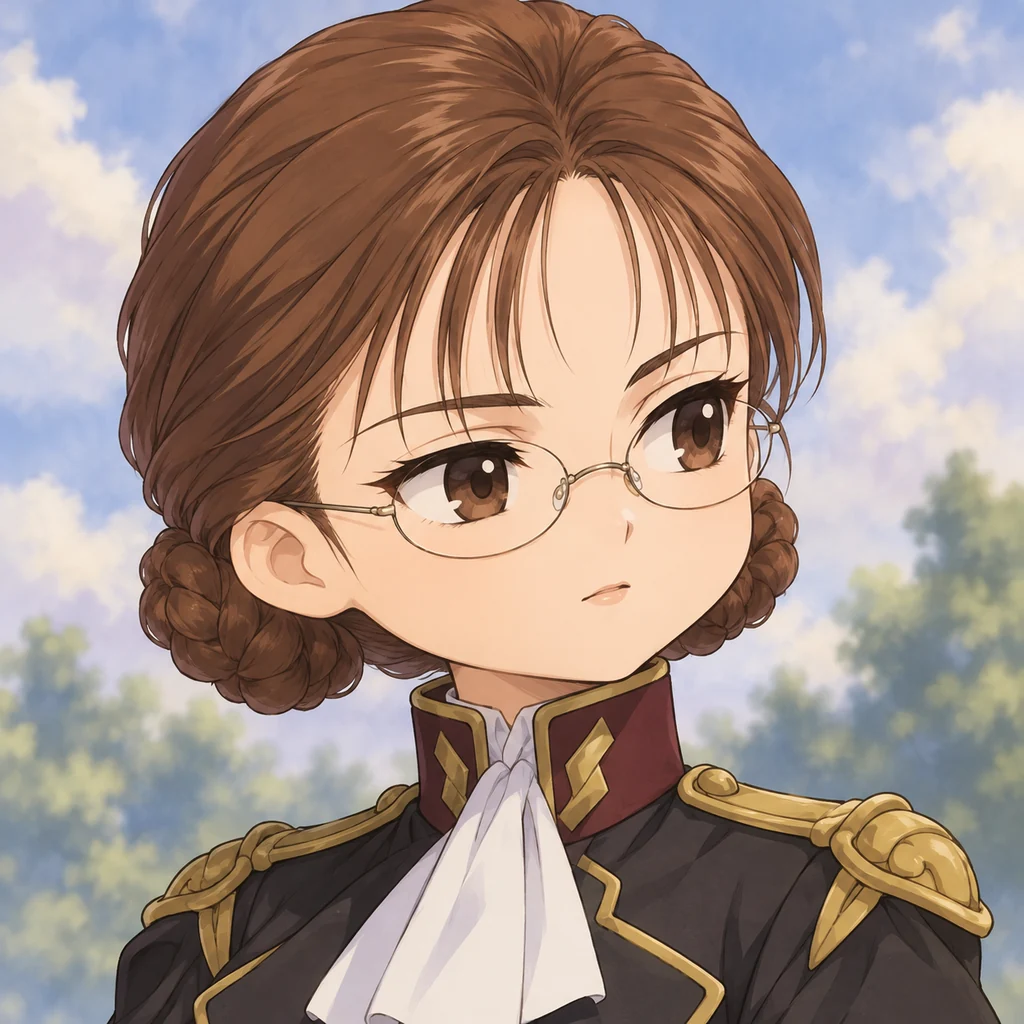 Lady Une AI 辅助角色插画