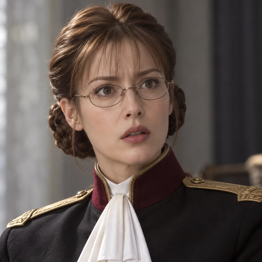 Lady Une live-action AI portrait