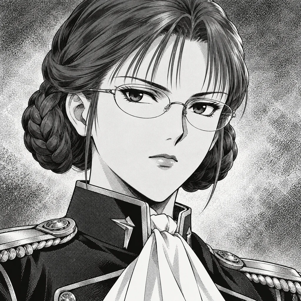 Lady Une AI 辅助角色插画