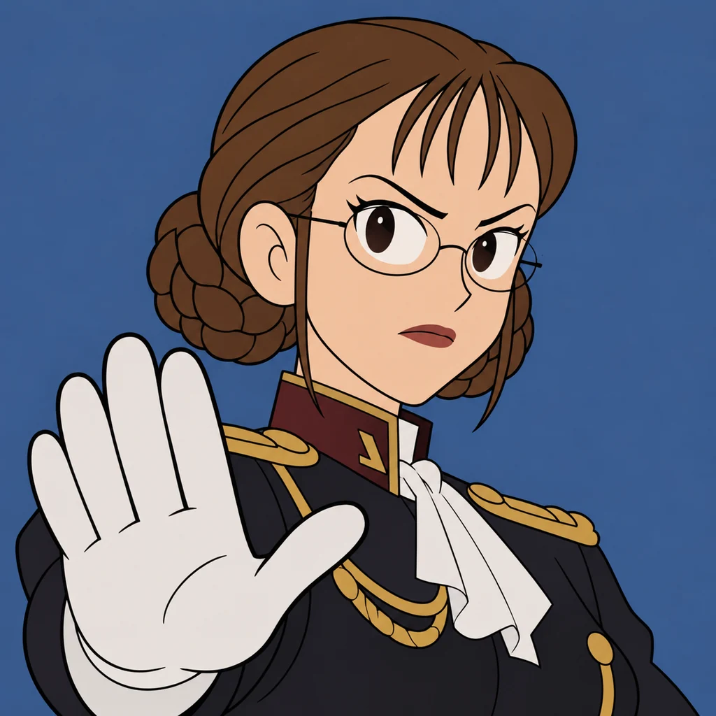 Lady Une AI 辅助角色插画