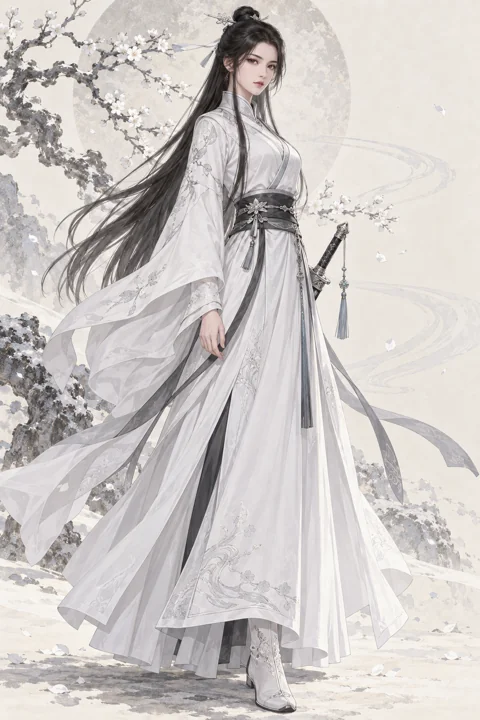 이한의角色示意插画