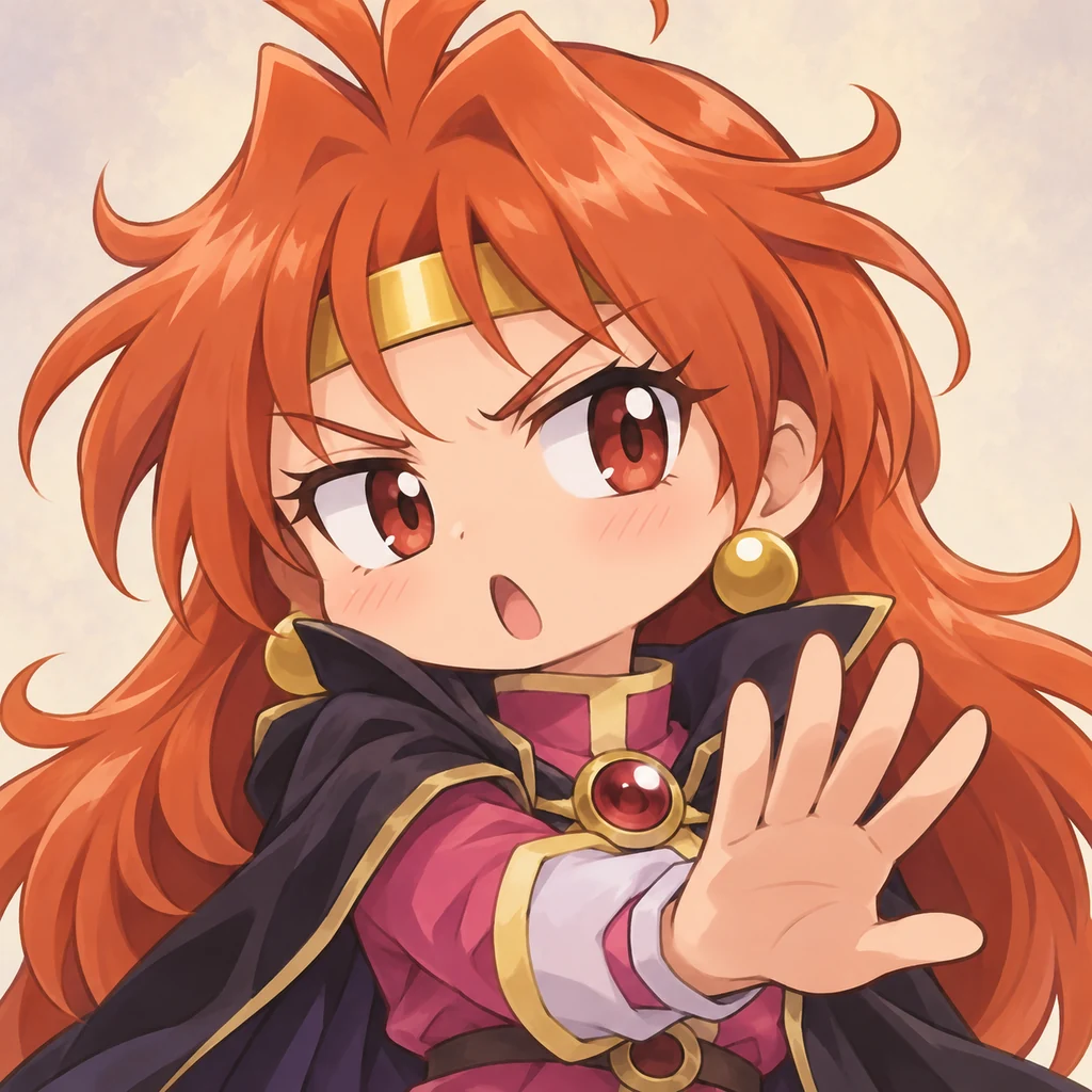 Lina Inverse AI 辅助角色插画