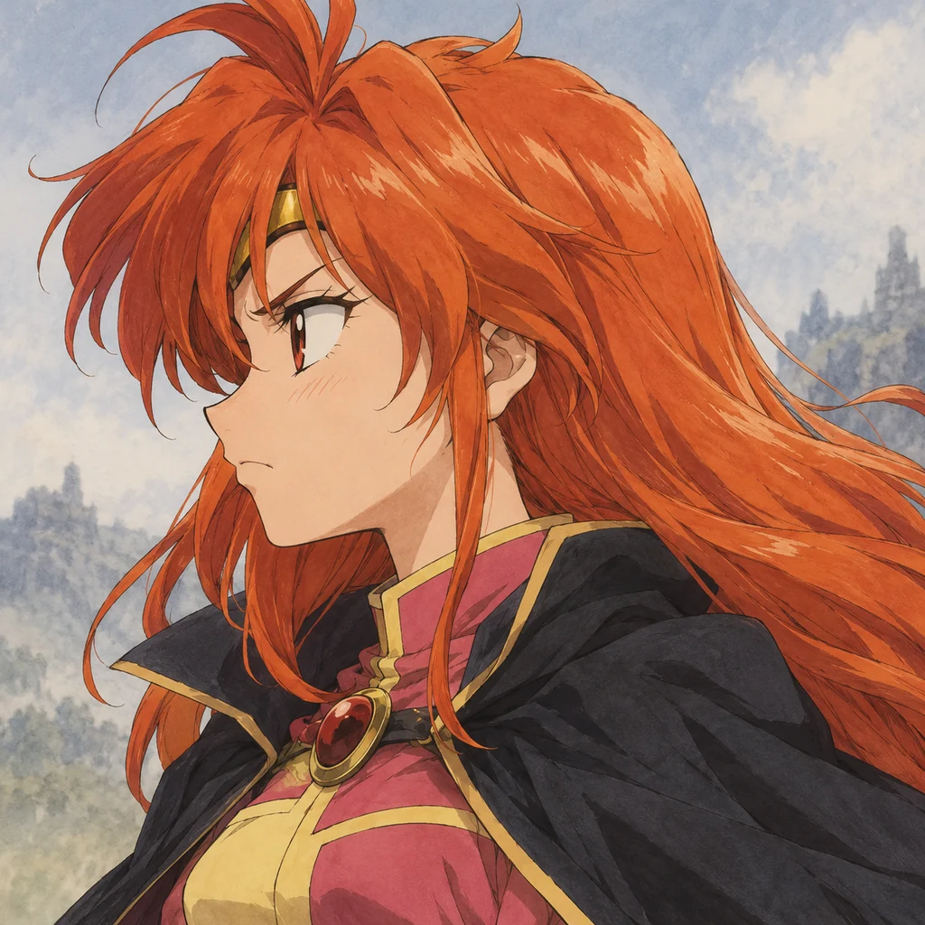 Lina Inverse AI 辅助角色插画