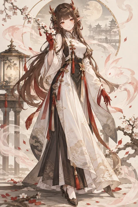Lingsha角色示意插画